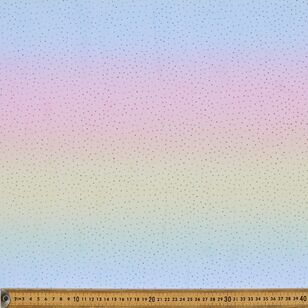 Rainbow Printed 148 cm Tulle Fabric Pastel 148 cm