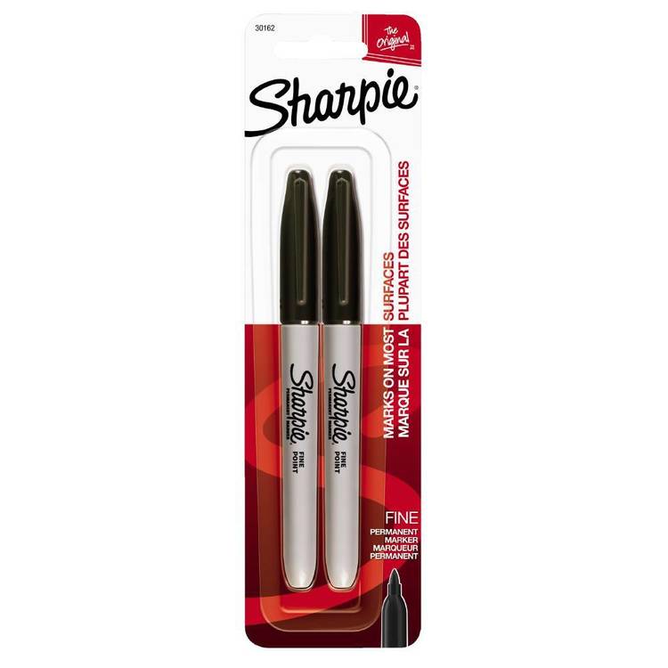 Sharpie Fine Black 2 Pack