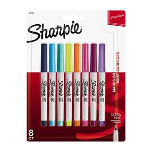 Sharpie Ultra Fine 8 Pack Multicoloured