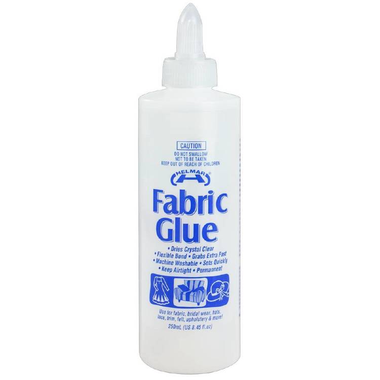 Helmar Fabric Glue Clear 250ml (road freight only, no express post)