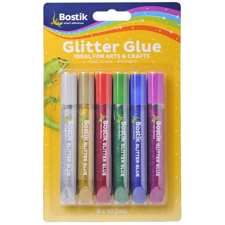Bostik Glitter Glue Multicoloured 10 mL