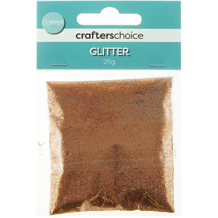Crafters Choice Craft Glitter Copper 25 g