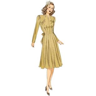 Butterick Pattern B6485 Misses' Dresses with Shoulder and Bust Detail
