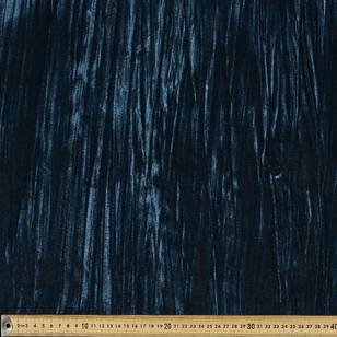 Plain Crinkle Velvet Fabric Teal 125 cm