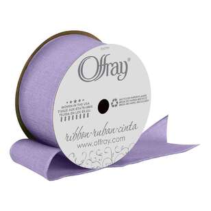Offray Wired San Marino Ribbon Light Orchid 38 mm x 2.7 m