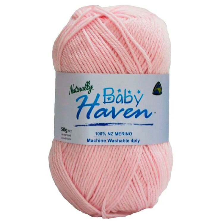Naturally Baby Haven 4 Ply Yarn 50 g 306 Baby Pink 50 g