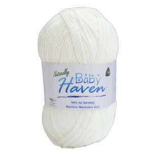 Naturally Baby Haven 4 Ply Yarn 50 g 359 White 50 g