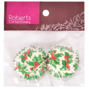 Roberts Holly Paper Mini Cups Multicoloured