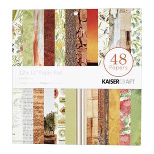Kaisercraft Australiana Paper Pad Multicoloured 12 in