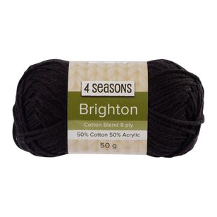 4 Seasons Brighton Cotton Blend 8 ply 50 g Black 50 g