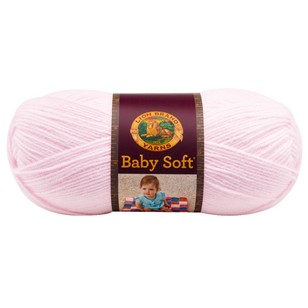 Lionbrand Baby Soft Yarn 104 Petal