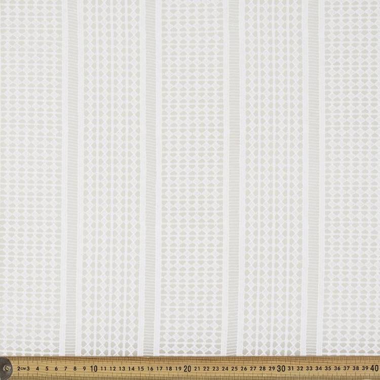 Charlotte Lace Fabric White 90 cm