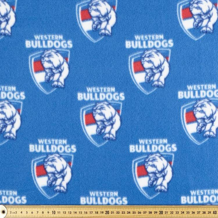 AFL Western Bulldogs Logo Fleece