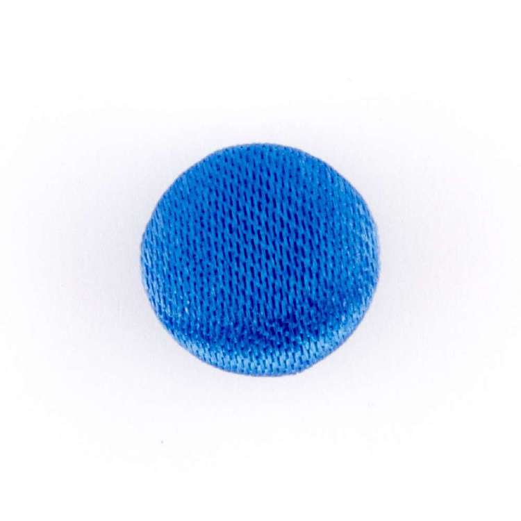 Hemline Plain Fabric Covered Button