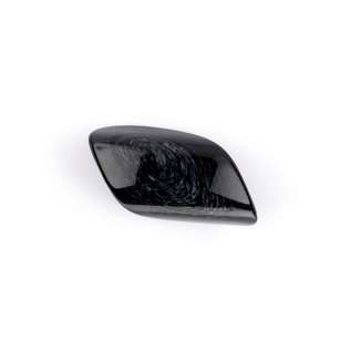 Hemline Toggle Lozenge Button Black 40 mm