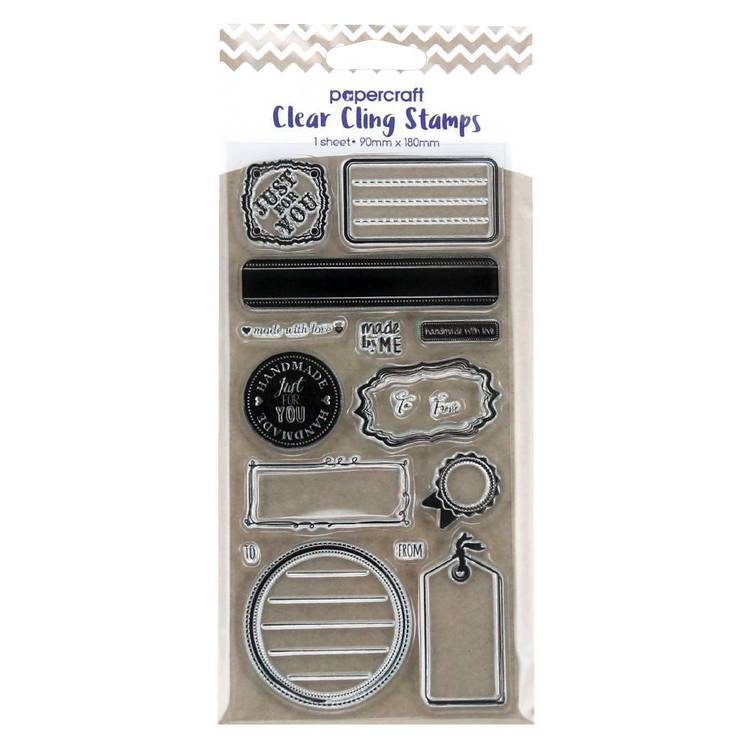 Papercraft Clear Cling Love Stamps