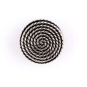 Cone Buttons Hemline Metal Cone Button Silver