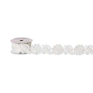 Birch BTS Bridal Lace # 2 Bridal White 40 mm x 1.8 m