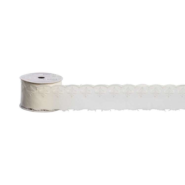 Birch BTS Cambric Lace # 9 Cream 50 mm x 2.56 m
