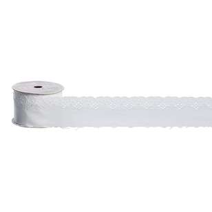 Birch BTS Cambric Lace # 12 White 50 mm x 2.56 m