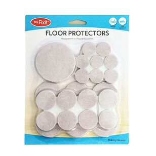 Ms Fix-It Floor Protectors 56 Piece Assorted