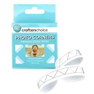 Crafters Choice Photo Corners White 14 cm