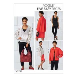 Vogue Pattern V9286 Misses' Tops