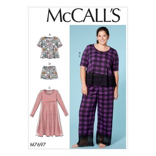 McCall's Pattern M7697 Misses'/Women's Lounge Tops