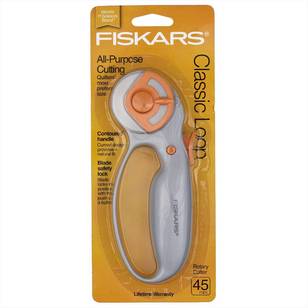 Fiskars Loop-Hand Rotary Cutter Orange 45 mm