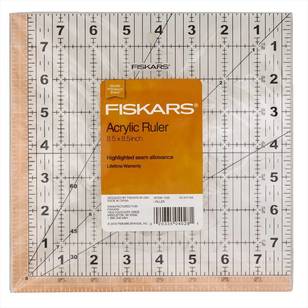 Fiskars Acrylic Ruler Orange