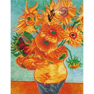 Diamond Dotz Sunflowers Van Gogh Multicoloured