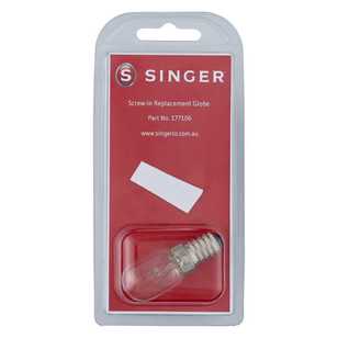 Singer Screw In Replacement Globe Silver