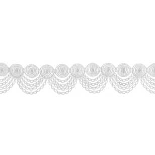 Birch Evening Lace # 2 Antique Silver 55 mm