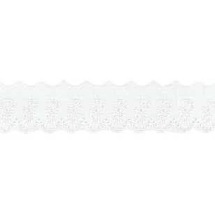Birch Cambric Lace # 5 White 55 mm