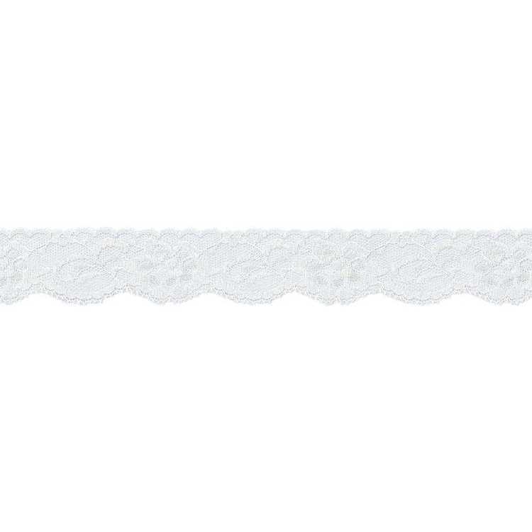 Birch Nylon Lace # 6 White 37 mm
