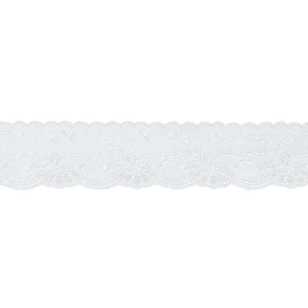 Birch Nylon Lace # 10 White 50 mm