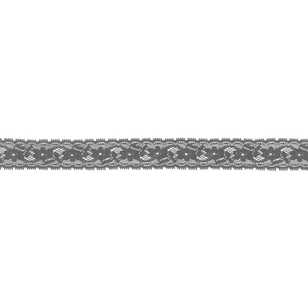 Birch Elastic Nylon Lace # 2 Black 34 mm
