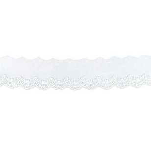 Birch Organza Lace # 6 White 55 mm