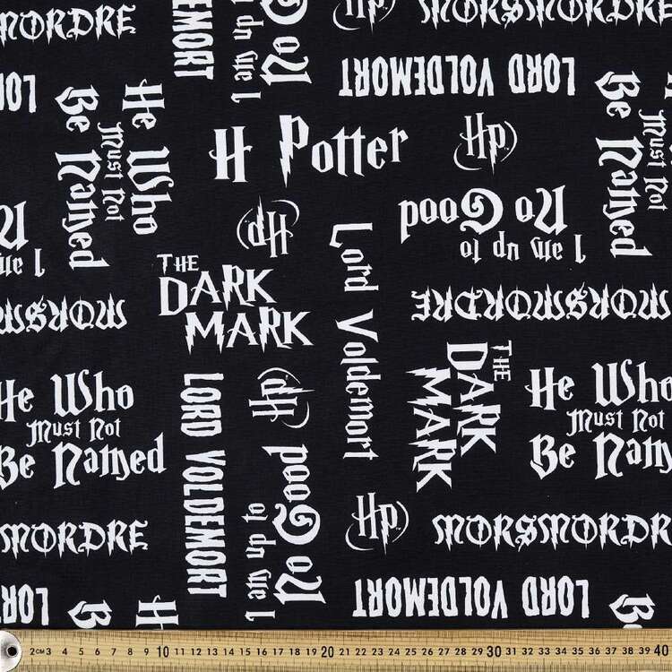 Harry Potter Words Homespun Fabric