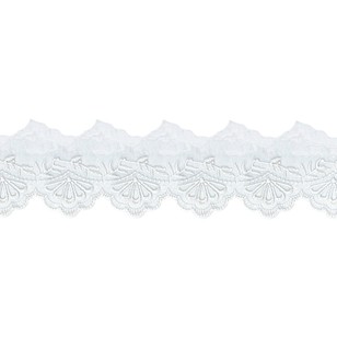 Birch Organza Lace # 7 White 55 mm