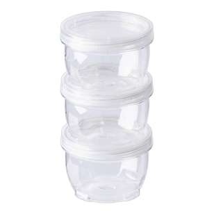 Crafters Choice Large Connector Storage Jars 3 Pack Clear Large
