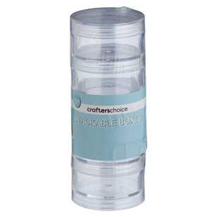Crafters Choice Stackable Boxes Clear