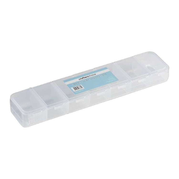 Crafters Choice Single Strip Small Storage Box Clear