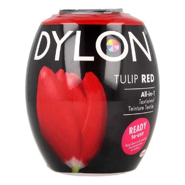 DYLON Washing Machine Fabric Dye Pod, Tulip Red, 3 Packs of 350g DYLON Washing Machine Fabric Dye Pod, Tulip Red, 3 Packs of 350g
