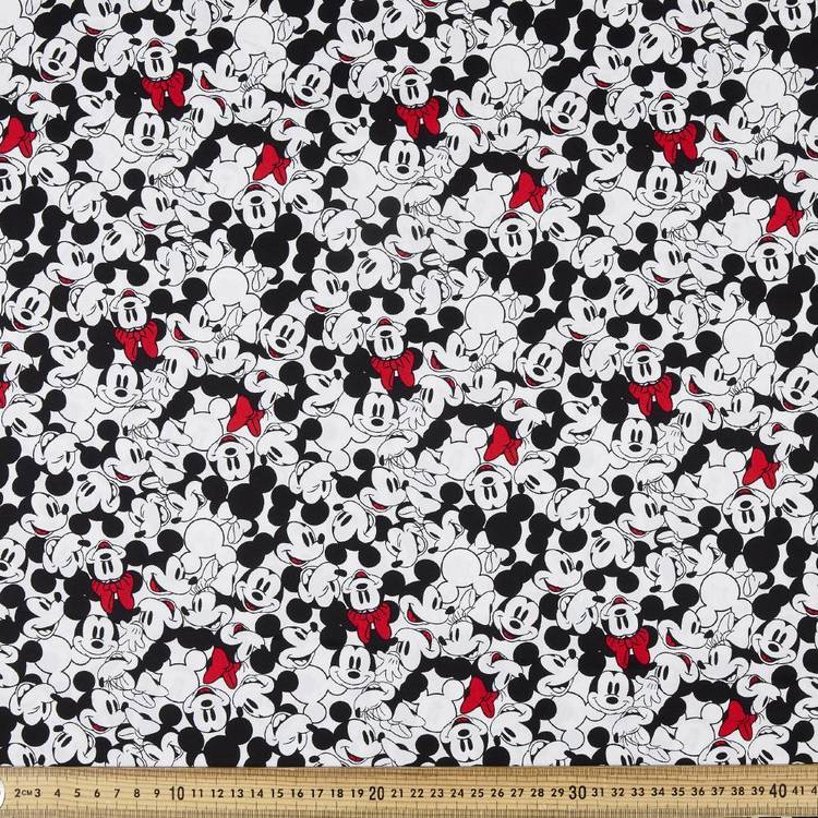 Mickey & Minnie All over Poplin Fabric