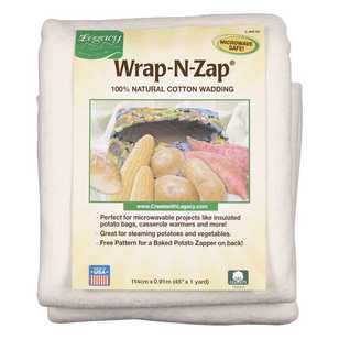 Wrap-N-Zap - Microwavable Batting - Pellon WZ2210 – Len's Mill