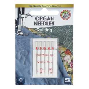 Organ Quilting Needle Silver 75/11 90/14