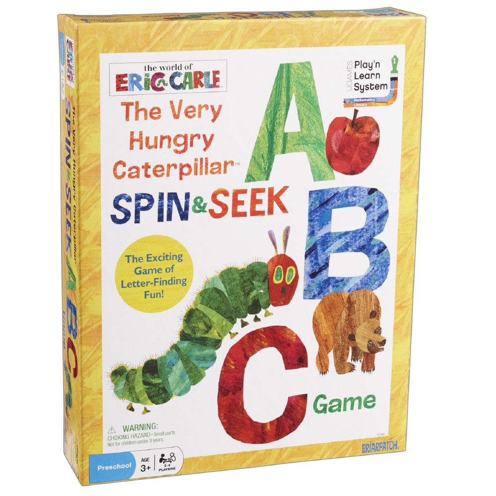 NEW The World Of Eric Carle Caterpillar, Spin & Seek Abc Game By Spotlight