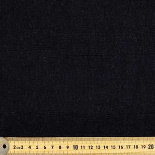 Plain 110 cm Premium Cotton Cheesecloth Fabric Black 110 cm
