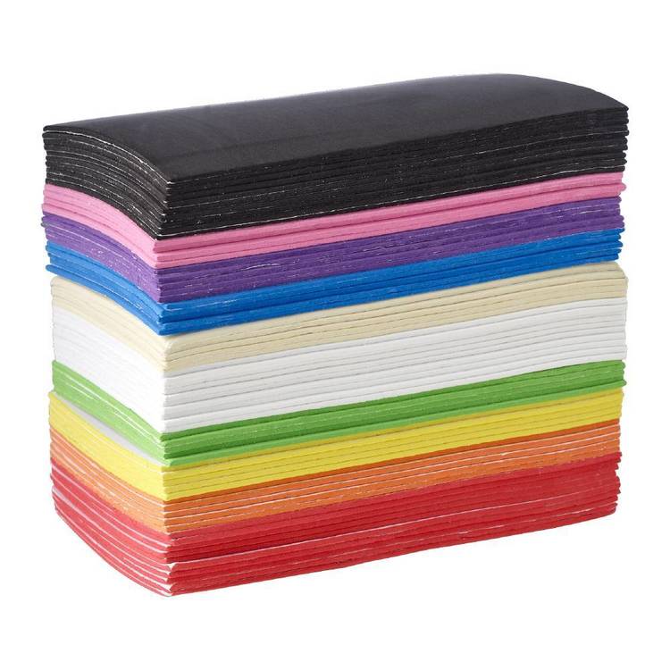 Creatology Basic Sticky Foam Sheets Multicoloured
